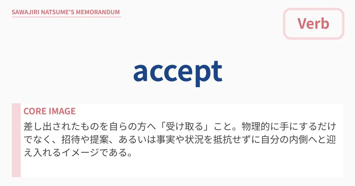 [accept] : Definition & Usage